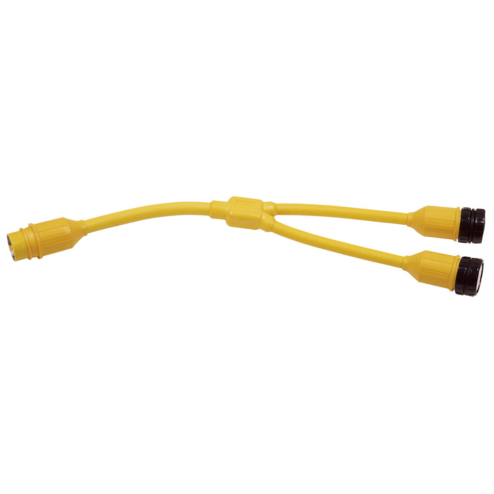 Marinco Y-Adapter, 2-30A 125V Locking to 50A 125/250V Locking [153AY] Online