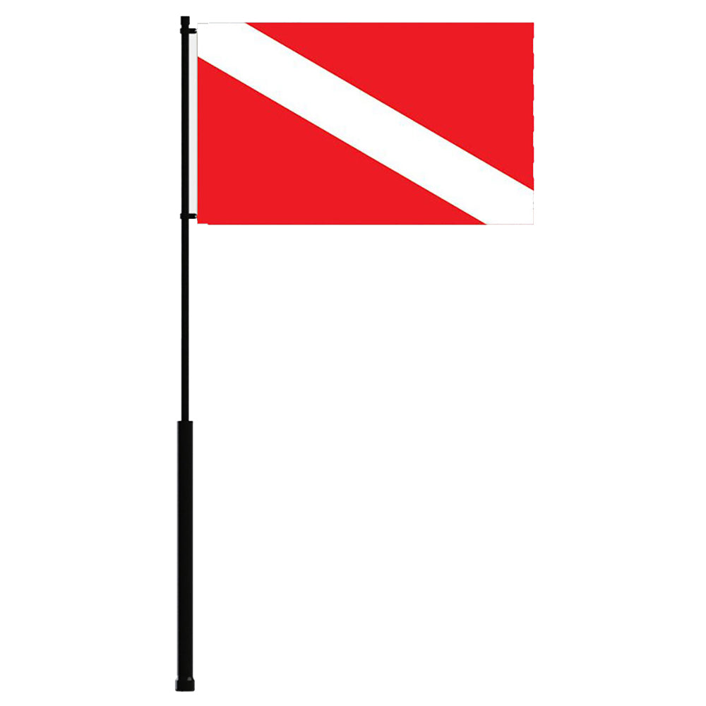 Mate Series Flag Pole – 36″ w/Dive Flag [FP36DIVE] Discount