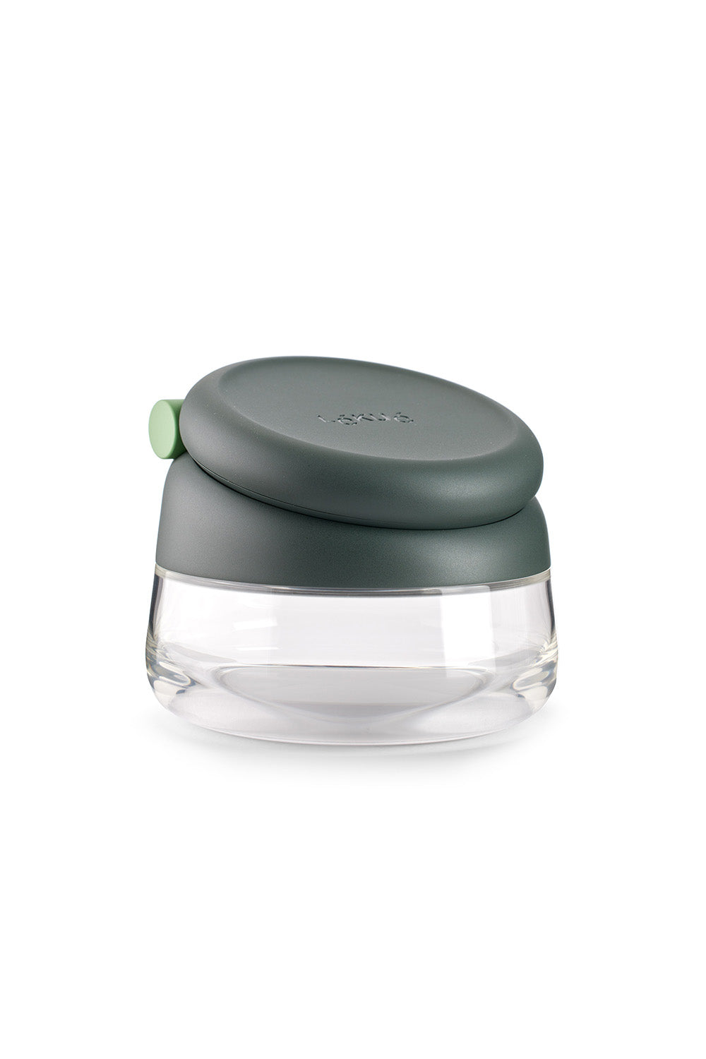 Lekue Salt Cellar, Glass and ABS, 16.9 oz, Black Online now