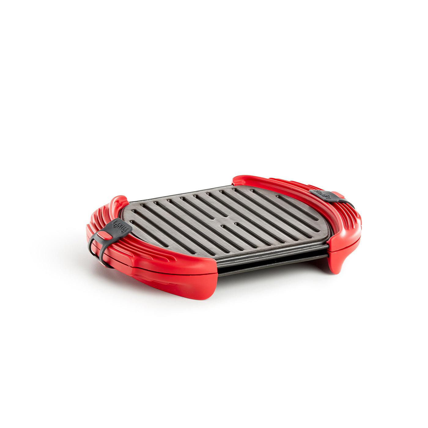 Lekue XL Microwave Grill, Sandwich Maker, And Panini Press, Red on Sale