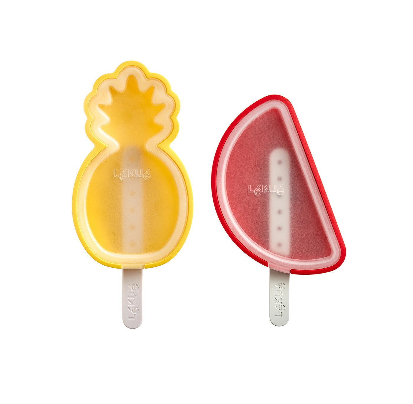 Lekue Tropical Fruit Ice Cream Molds, Set of 4, Multicolor Discount