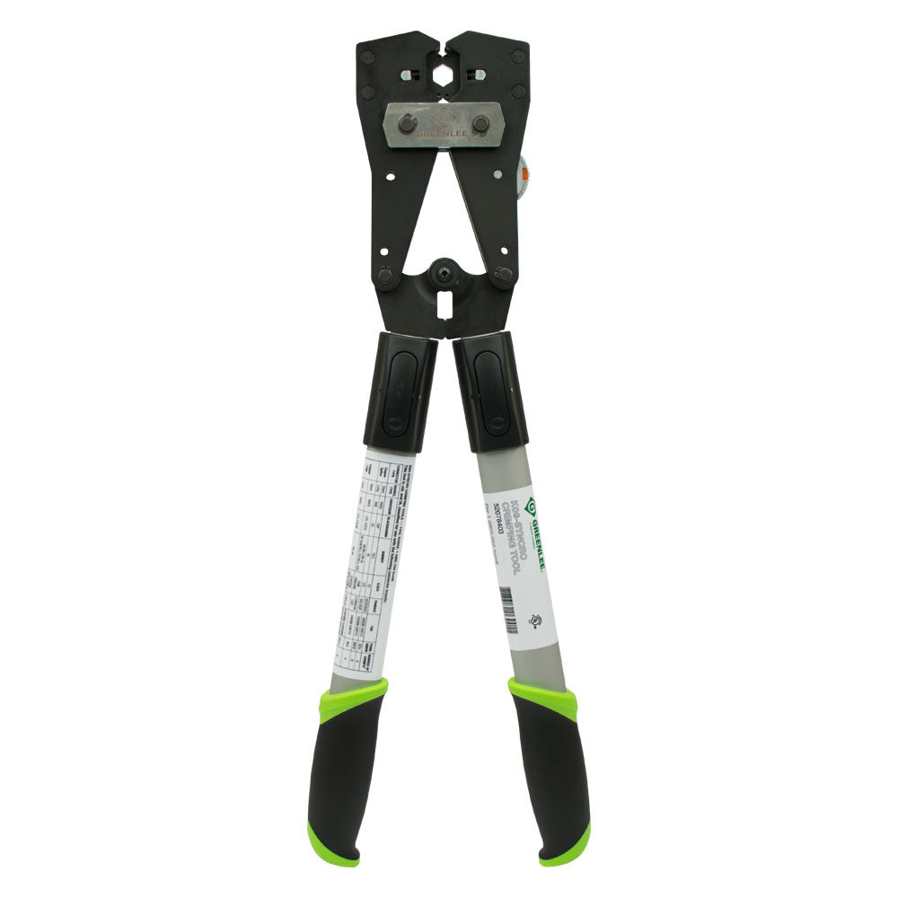 Greenlee K09-SYNCRO Hand Crimping Tool, 1 AWG – 250 kcmil Hot on Sale