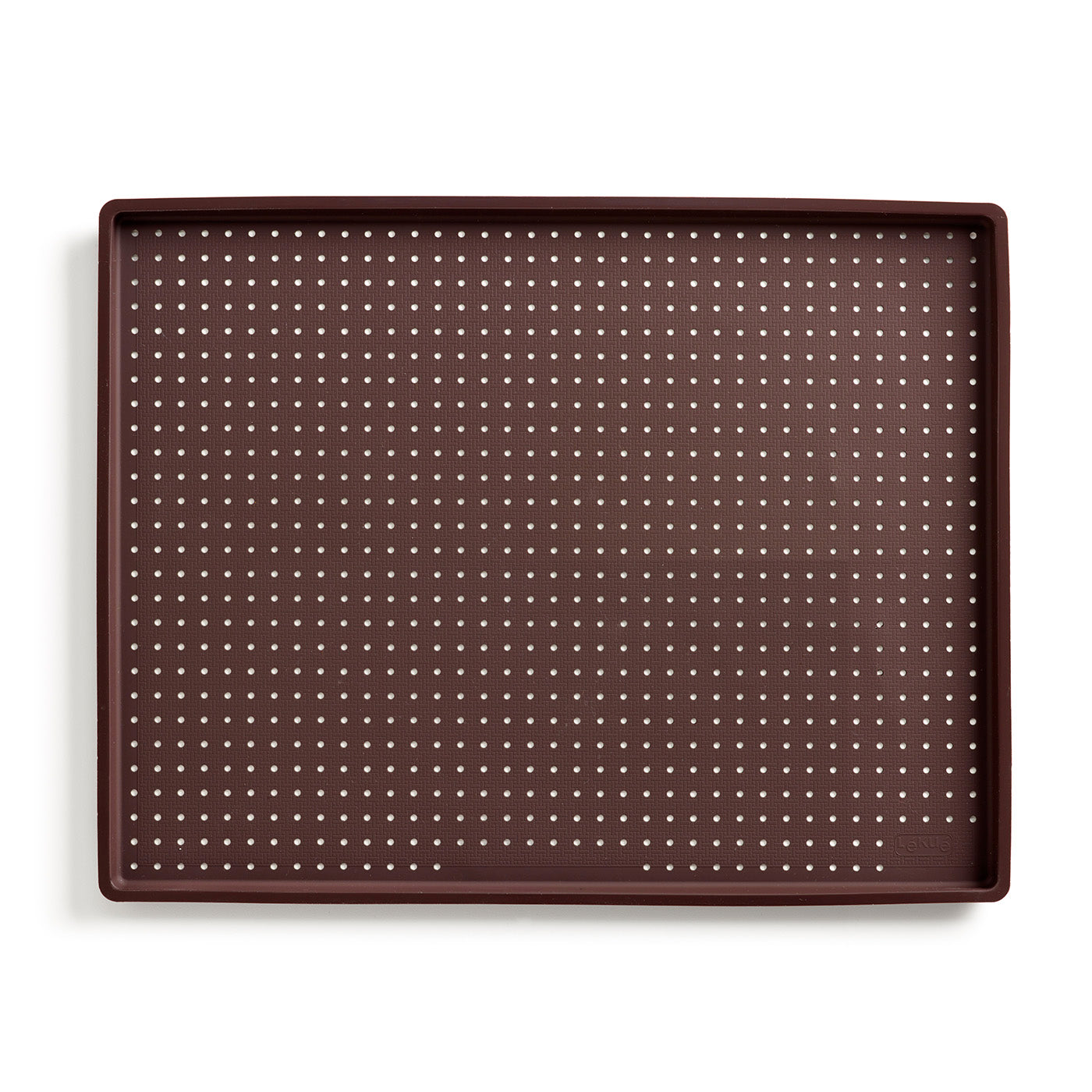 Lekue Silicone Perforated Pizza Mat, 11-Inch x 9-Inch, Brown Fashion