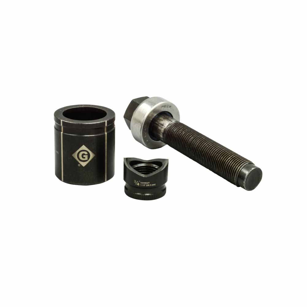 Greenlee K3BB-3/4 3/4″ Conduit Size Standard Round Manual Knockout Set Sale