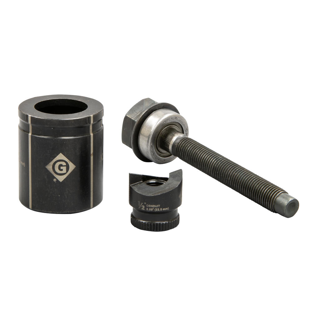 Greenlee K2BB-1/2 1/2″ Conduit Size Slug-Buster Manual Knockout Set Online now