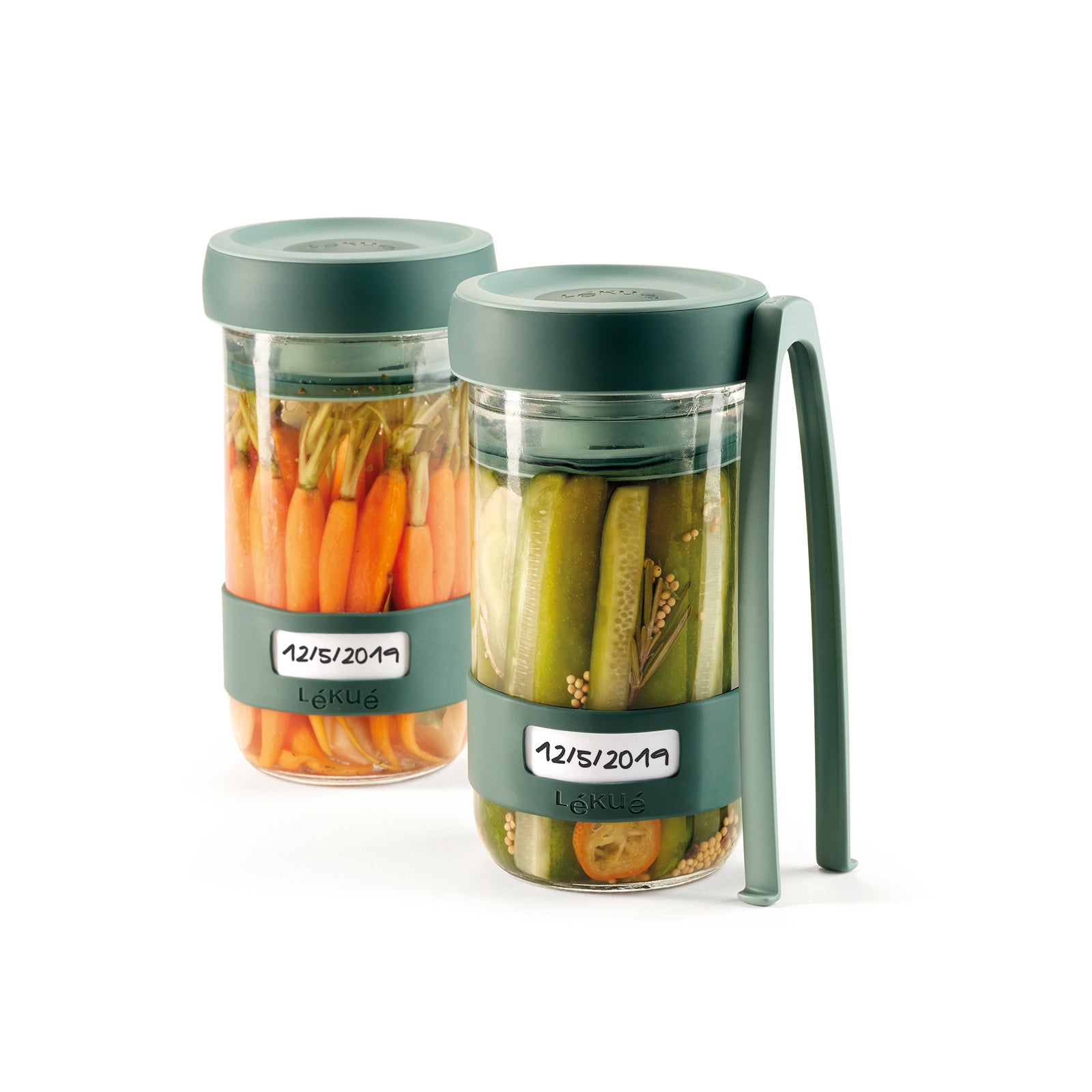 Lekue Pickling & Fermenting Kit, 24 ounce, Green Online