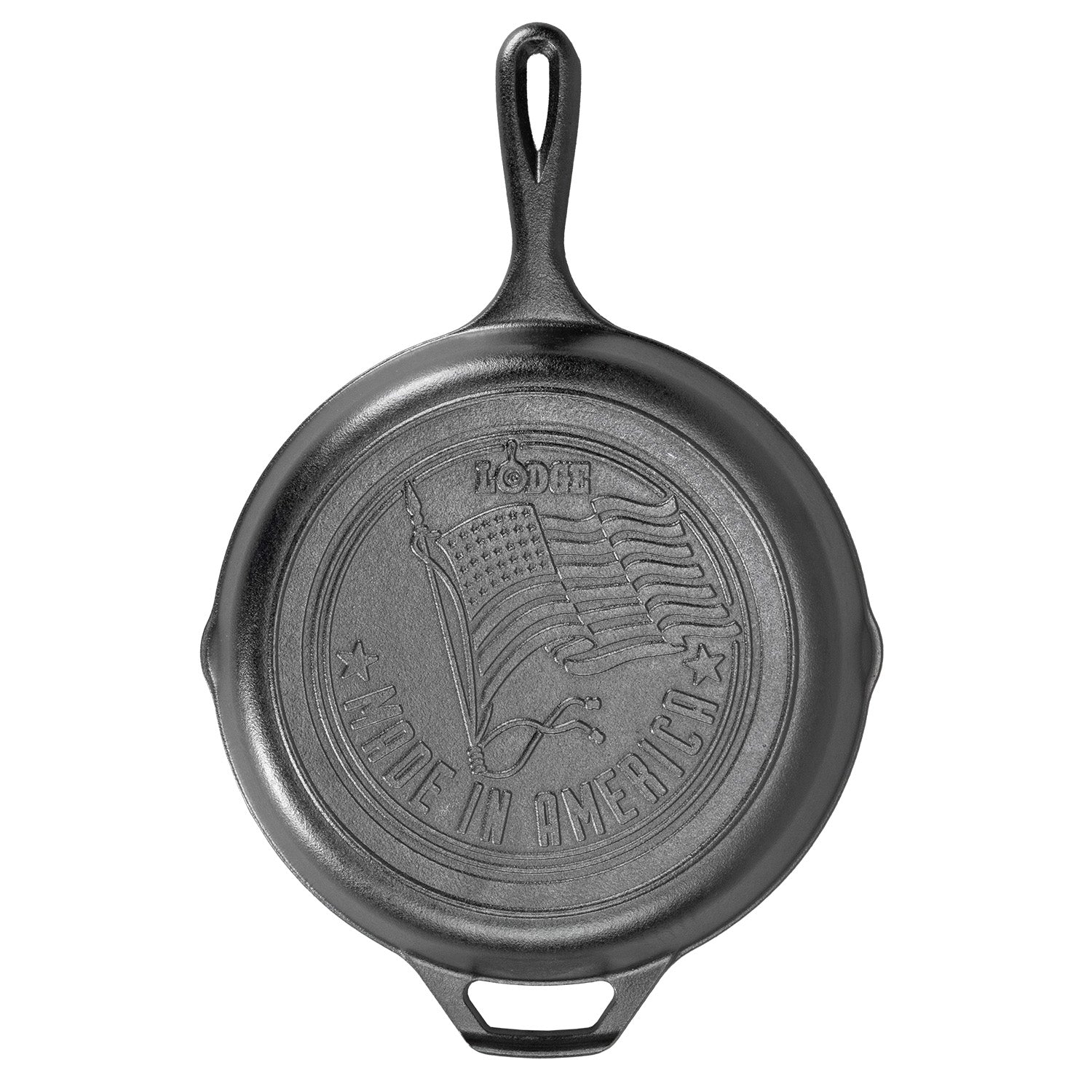 Lodge Cast Iron 10.25″ Skillet with American Flag Design Fashion