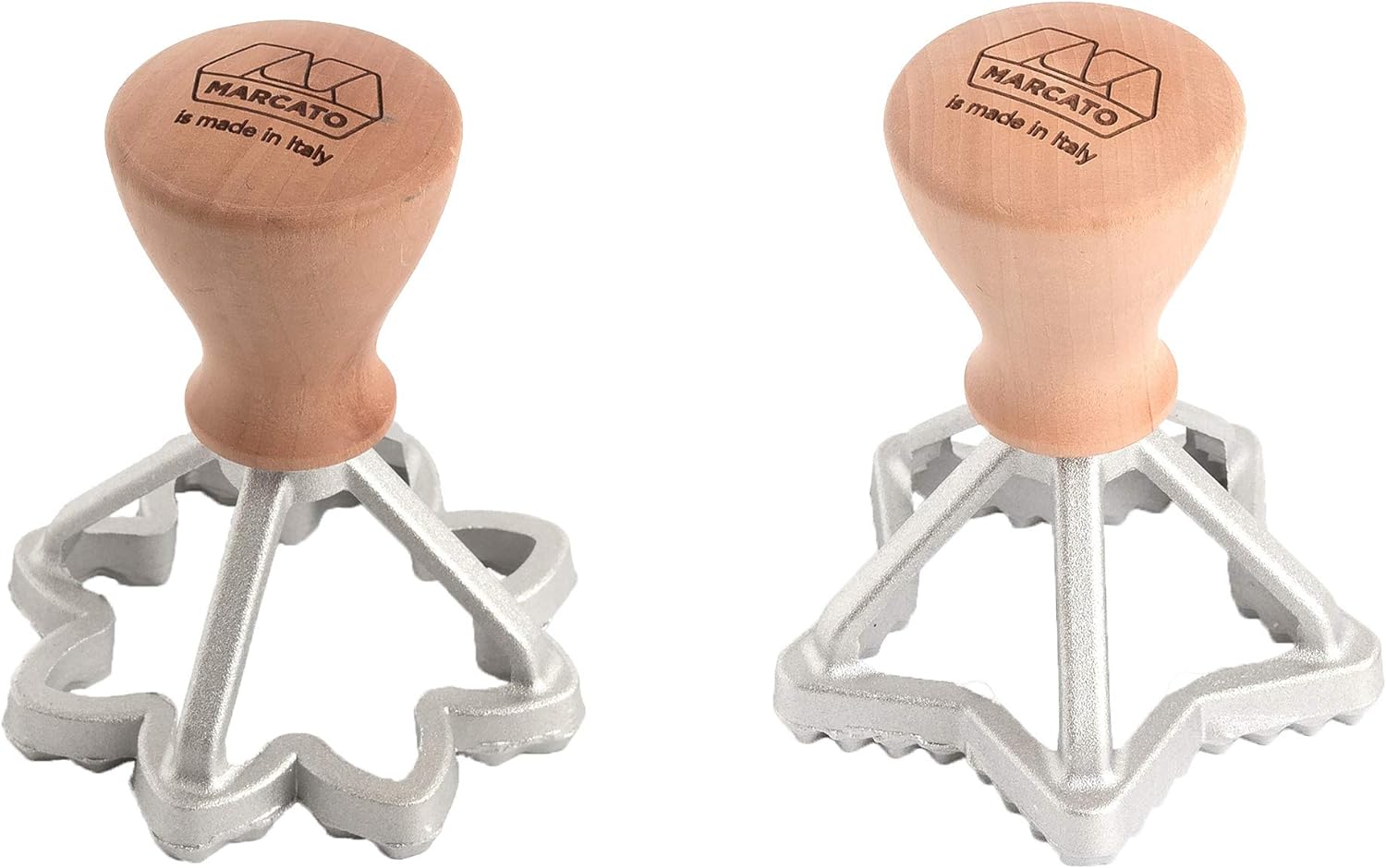 Marcato Classic Ravioli Maker Stamp Kit, Flower + Star, 2.5-Inch on Sale