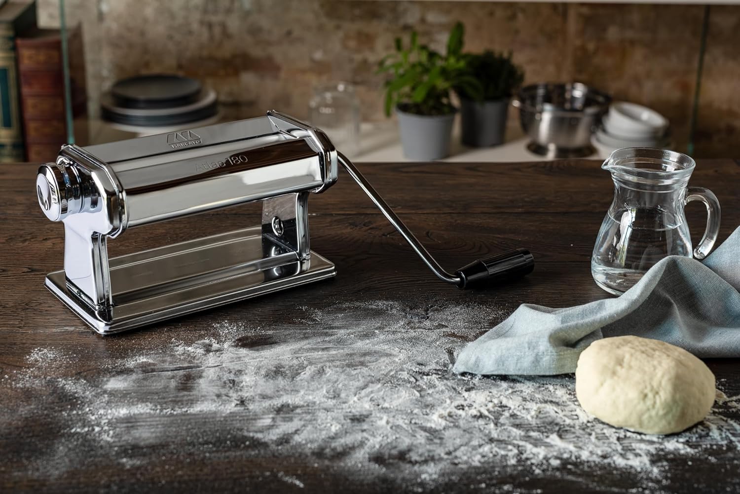 Marcato Atlas 150 Roller Pasta Machine, Made in Italy Supply