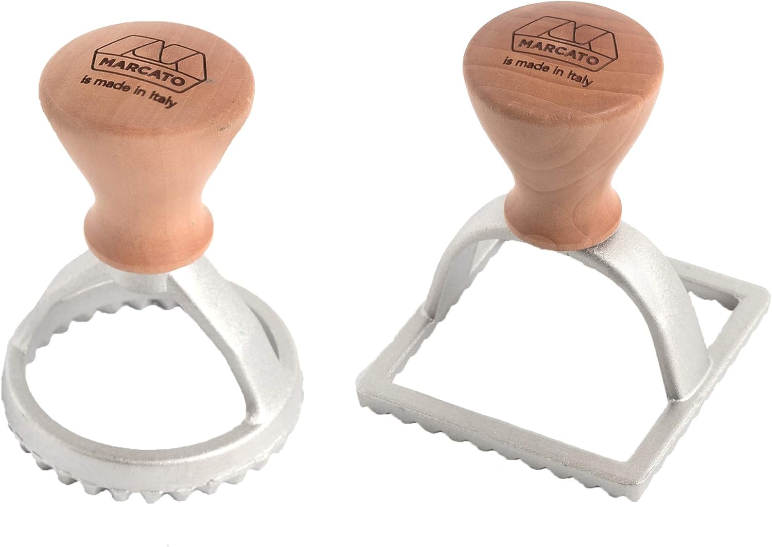 Marcato Classic Ravioli Maker Stamp Kit, Round + Square, 2.25-Inch Discount