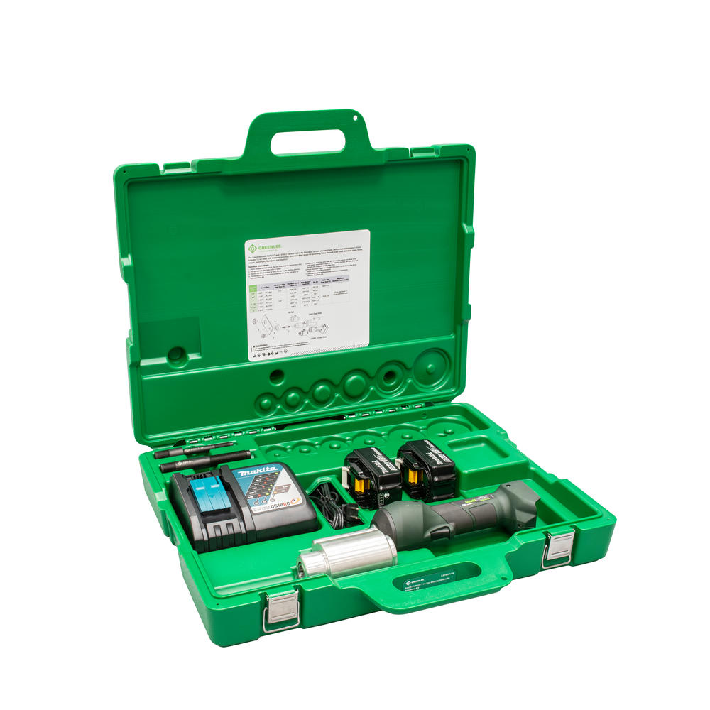 Greenlee LS100X11A INTELLIPUNCH 11-Ton Set, with Case & Battery Online