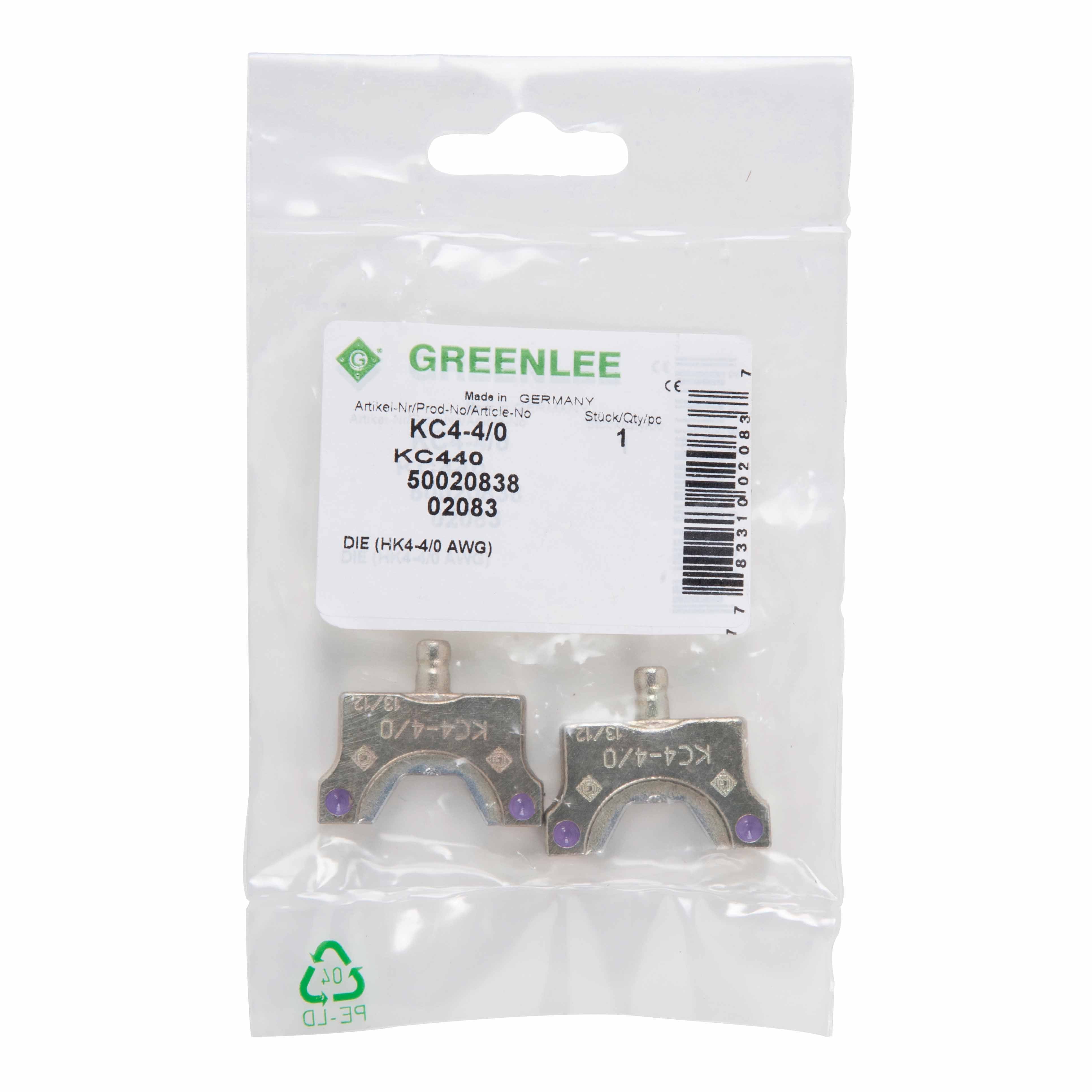 Greenlee KC4-4 Crimping Die Online