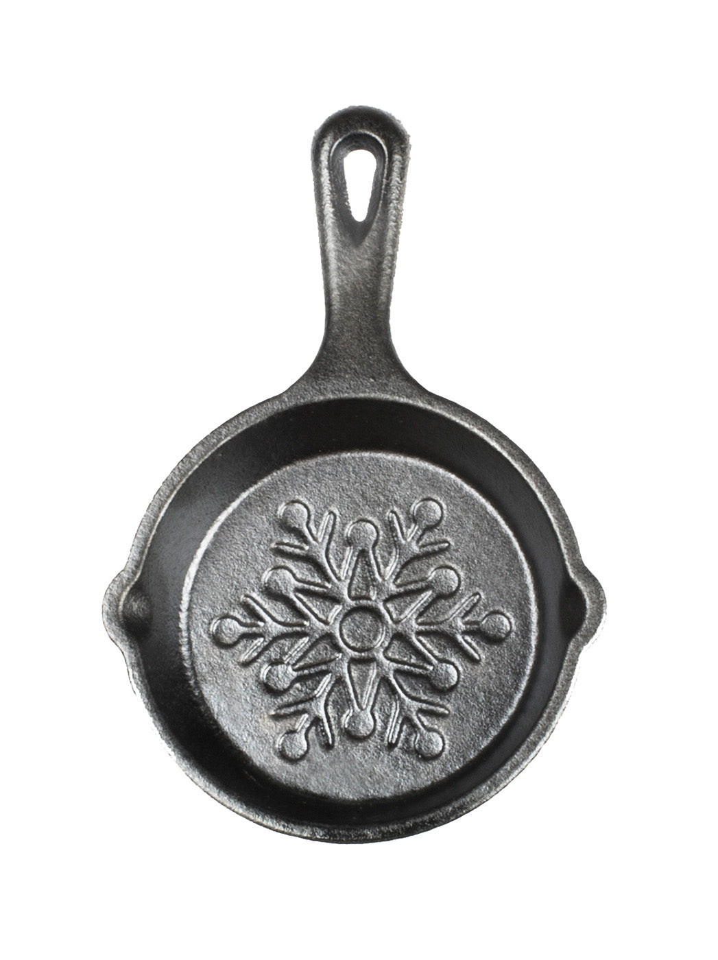 Lodge 3.5-Inch Mini Cast Iron Holiday Skillet, Snowflake Imprint Online now