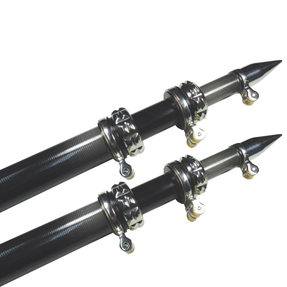 TACO 20′ Carbon Fiber Outrigger Poles – Pair – Black [OT-4200CF] Discount