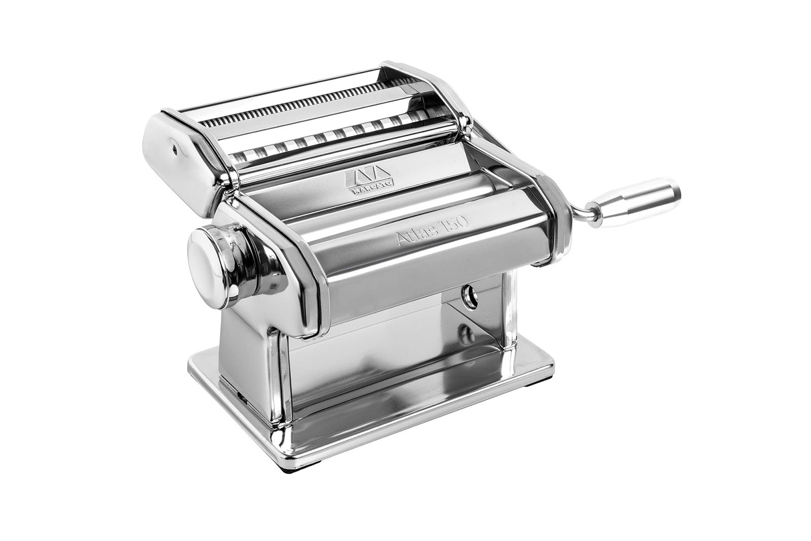 Marcato Atlas 150 Pasta Machine with Cutter, Hand Crank, and Instructions, Made in Italy on Sale