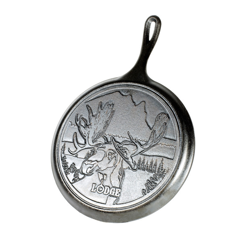 Lodge Cast Iron Wildlife Series 10.5 Inch Griddle, Moose Sale
