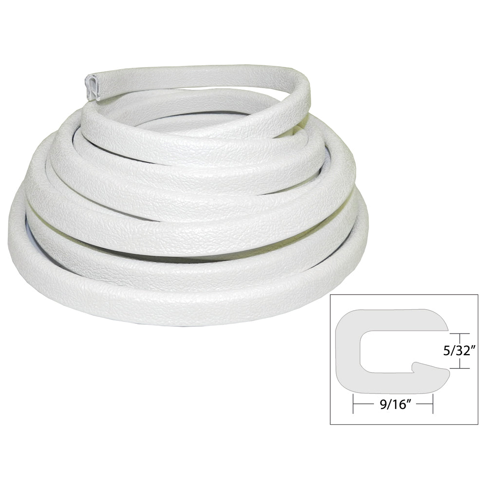 TACO Flexible Vinyl Trim – 5/32″ Opening x 9/16″W x 25’L – White [V30-1005W25-1] Discount