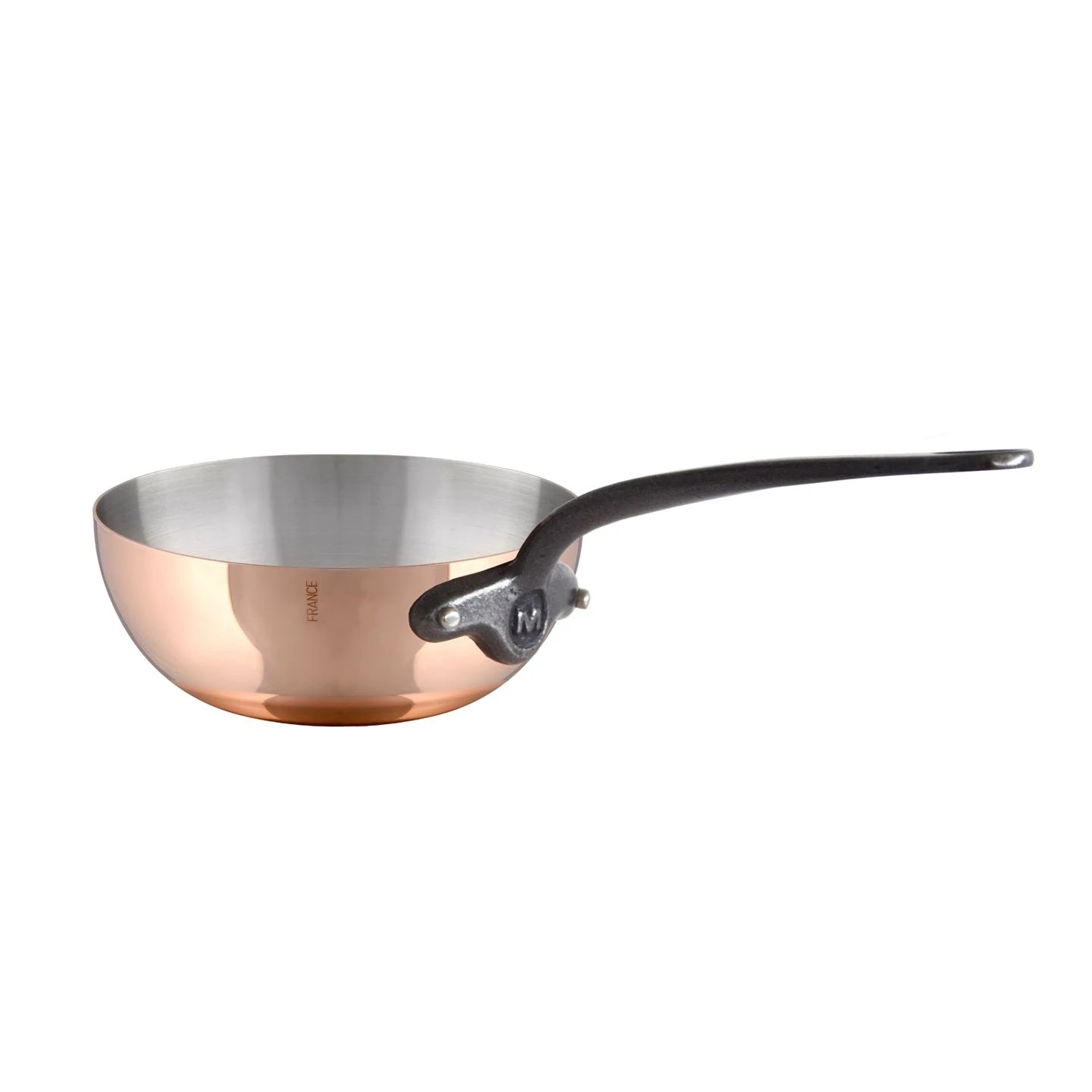 Mauviel M’150 Ci Curved Splayed Saute Pan, 10.2 Inch Sale