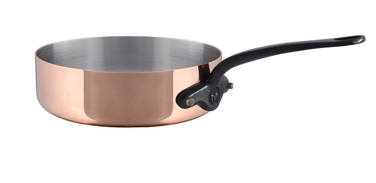 Mauviel M’150 Ci Saute Pan with Cast Iron Handle, 12 Inch Online