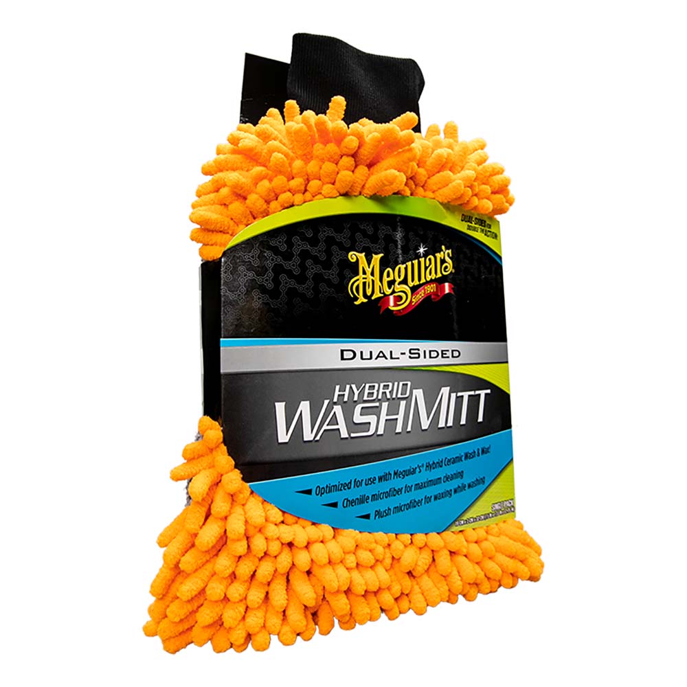 Meguiars Hybrid Wash Mitt – Extremely Plush Microfiber Wash Mitt f/Gently Waxing While Washing [X210200] Hot on Sale