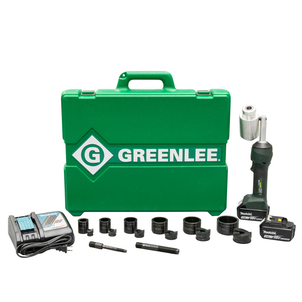 Greenlee LS100X11SB INTELLIPUNCH 11-Ton Set, SB 1/2″ – 2″ Supply