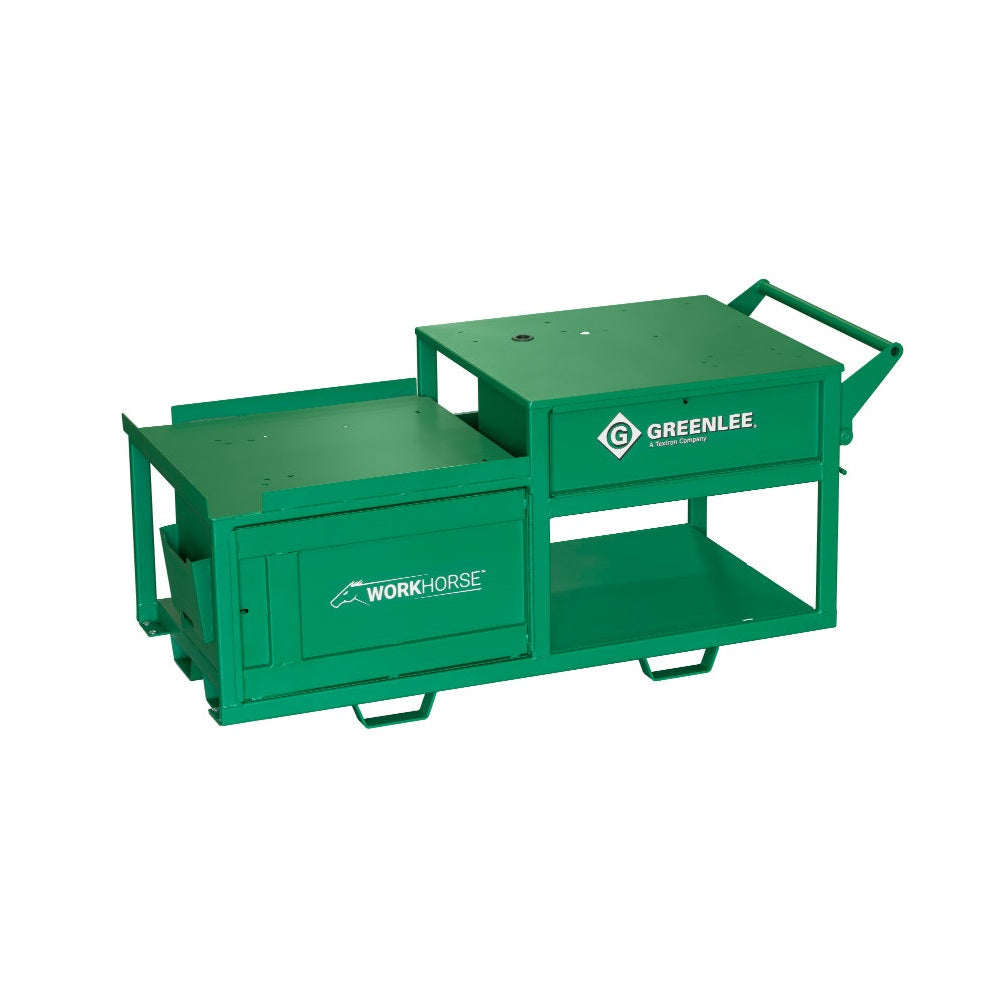 Greenlee WK100-B Workhorse All-In-One Bending and Threading Workstation, Bare Cart Only Online Sale