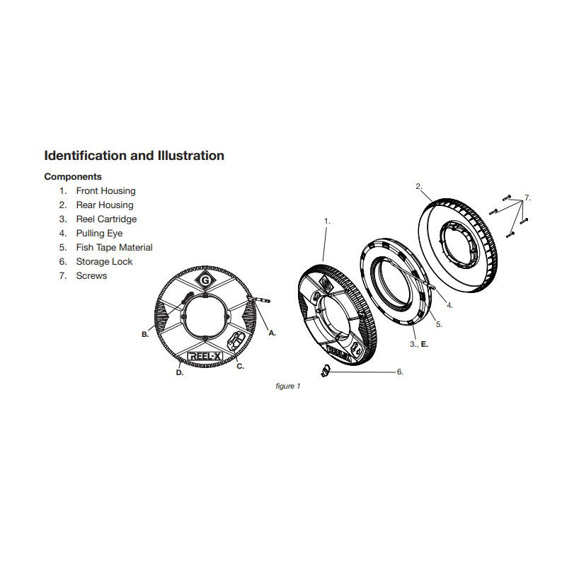 Greenlee RFTXSL Replacement Storage Lock Kit for REEL-X Fish Tape Online