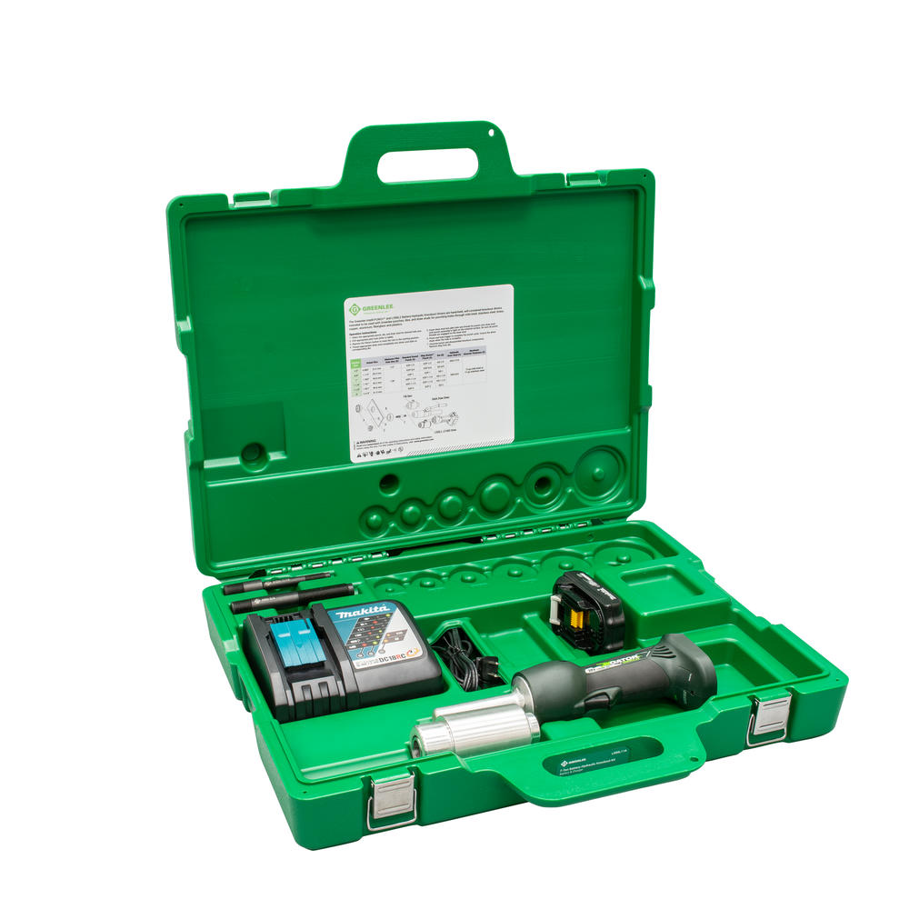 Greenlee LS50L11A Battery-Powered Knockout Punch Driver Tool Kit Online Sale
