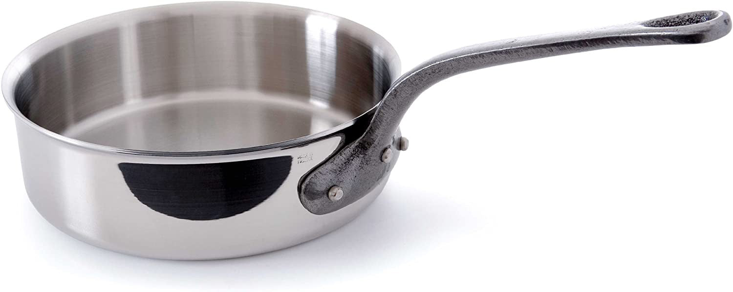Mauviel M’Cook Ci Stainless Steel Saute Pan, 9.4 Inch Sale