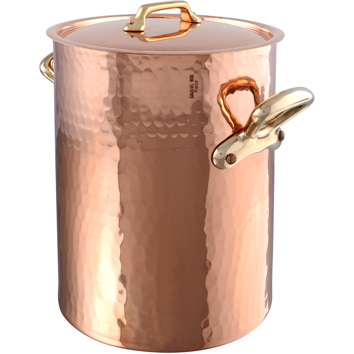 Mauviel M’Tradition 13.7 Qt. Soup Pot & Lid, Bronze Handle Supply