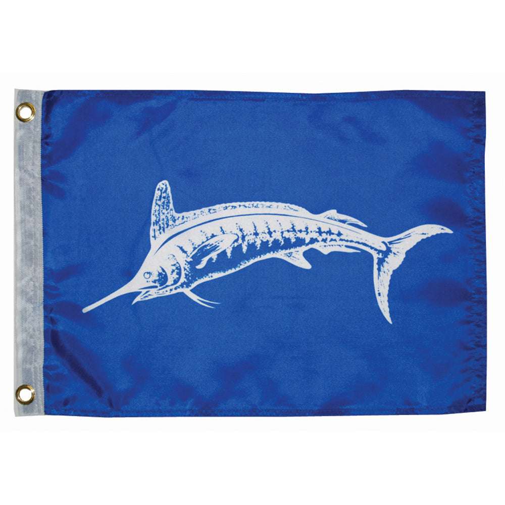 Taylor Made 12″ x 18″ White Marlin Flag [3018] Online Hot Sale