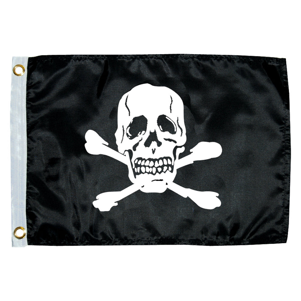 Taylor Made 12″ x 18″ Jolly Roger Novelty Flag [1818] Online now