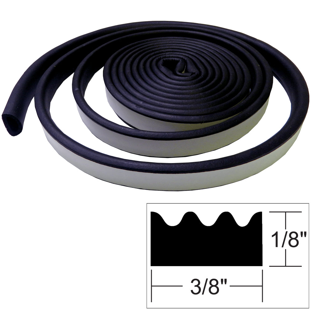 TACO Weather Seal – 10’L x “H x 3/8″W – Black [V30-0113B10-1] Online now