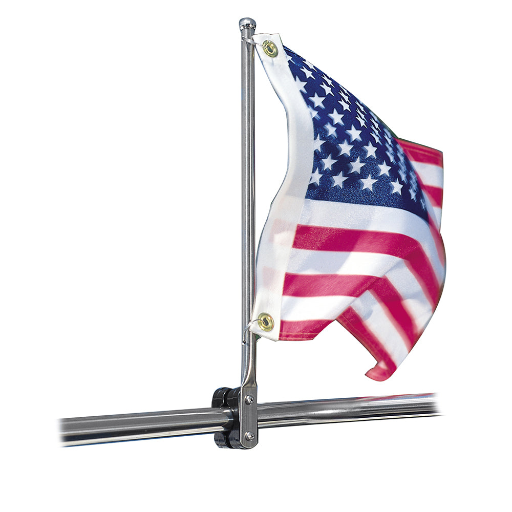 Taylor Made 7/8″-1-1/4″ SS Rail Mount Pulpit Staff [971] Discount