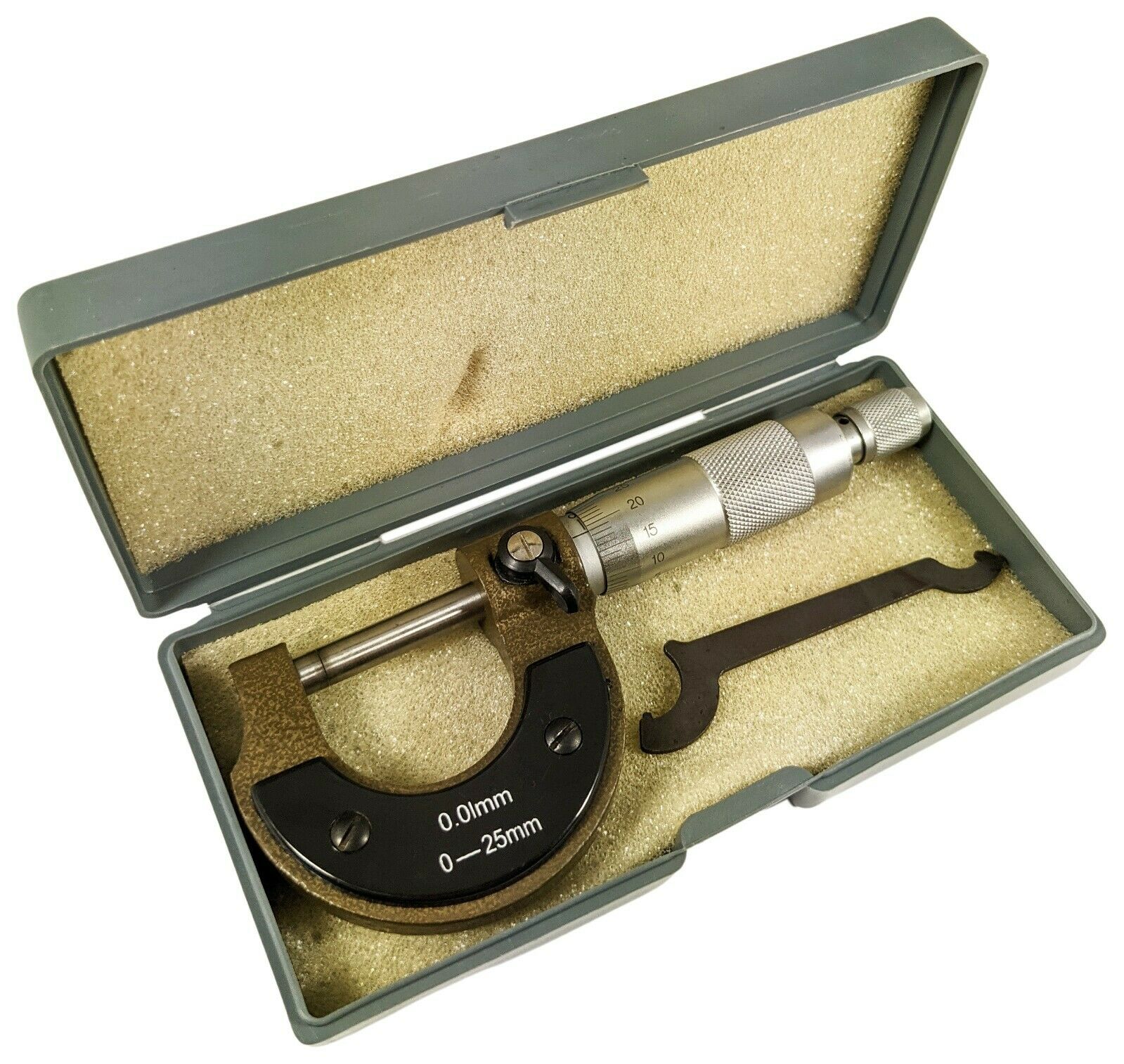 0-25mm Metric Utility Micrometer with Storage Case, 0.01mm Accuracy Online Sale