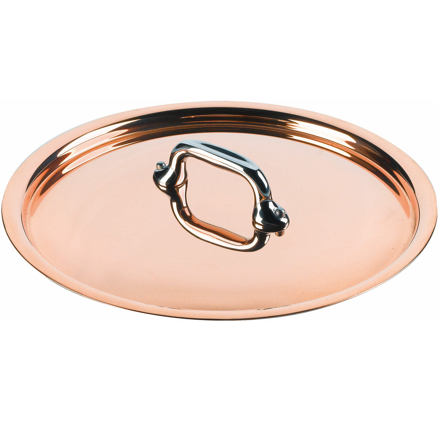 Mauviel M150S 24 cm. / 9.5 Inch Lid, Cast Stainless Steel Handle Online Sale