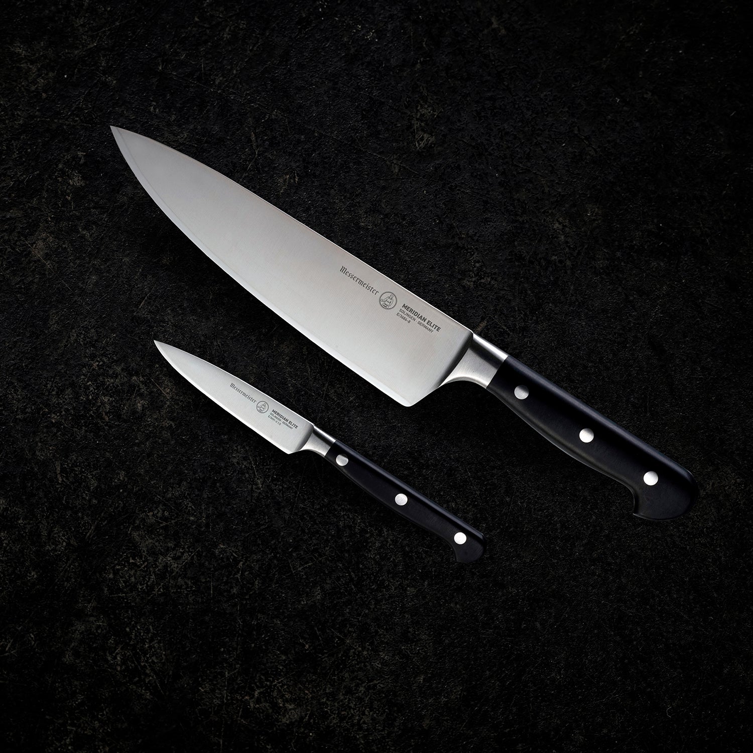 Messermeister Meridian Elite 2 Piece Chef’s Knife & Paring Knife Set on Sale