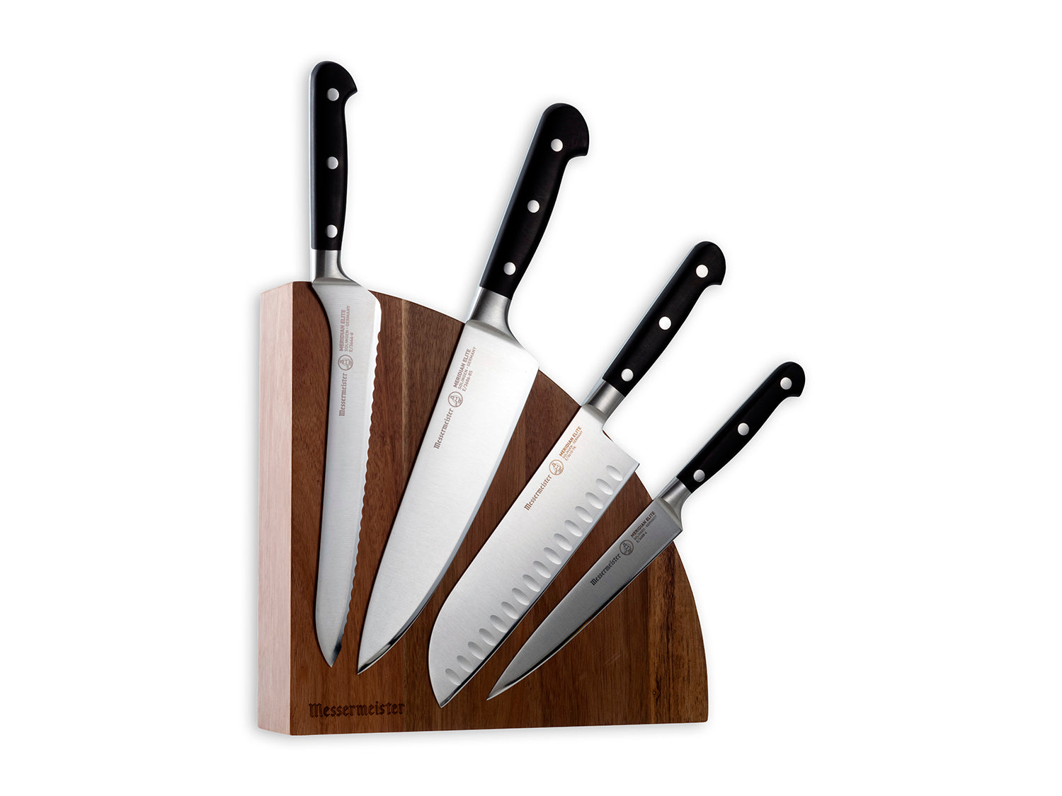Messermeister Meridian Elite 6 Piece Magnet Knife Block Set Online now