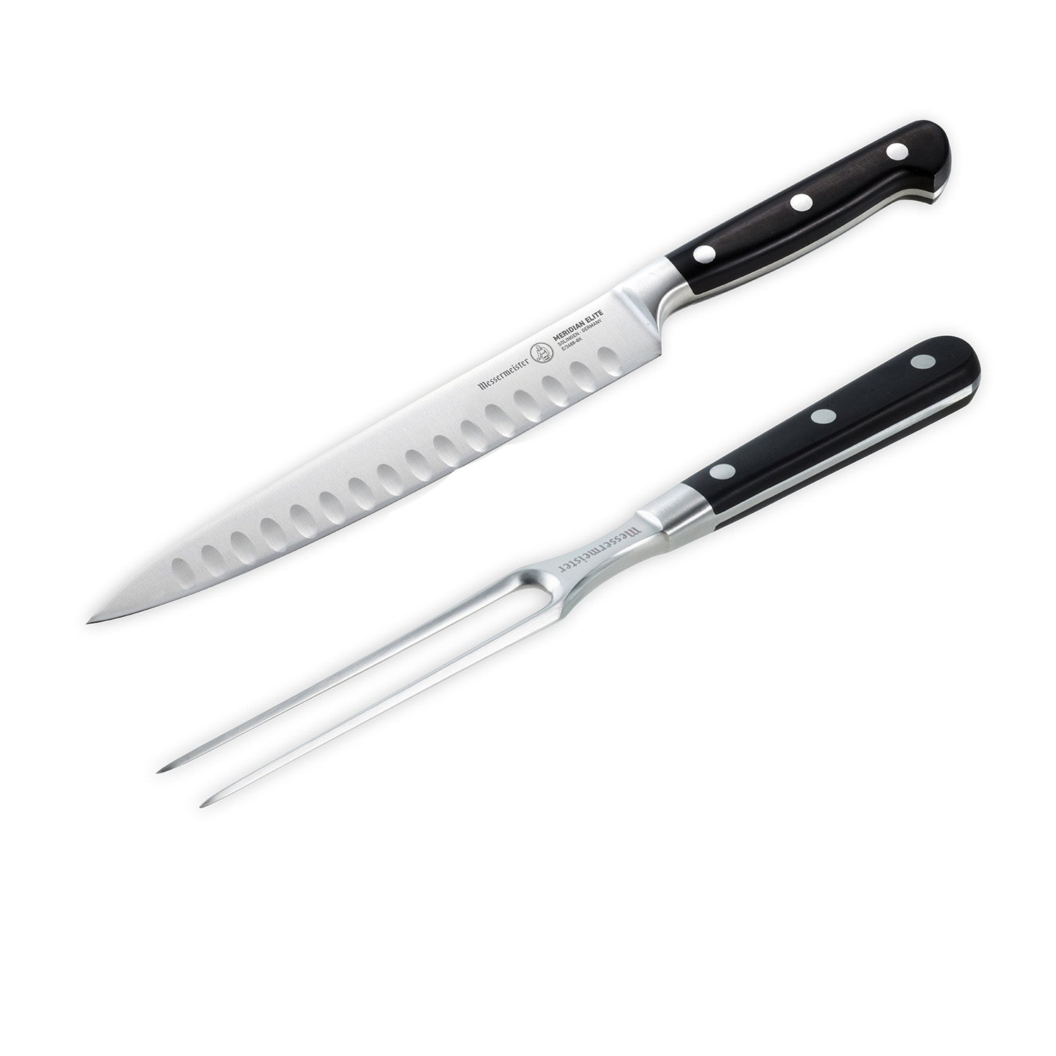 Messermeister Meridian Elite Kullenschliff 2 Piece Carving Set Online