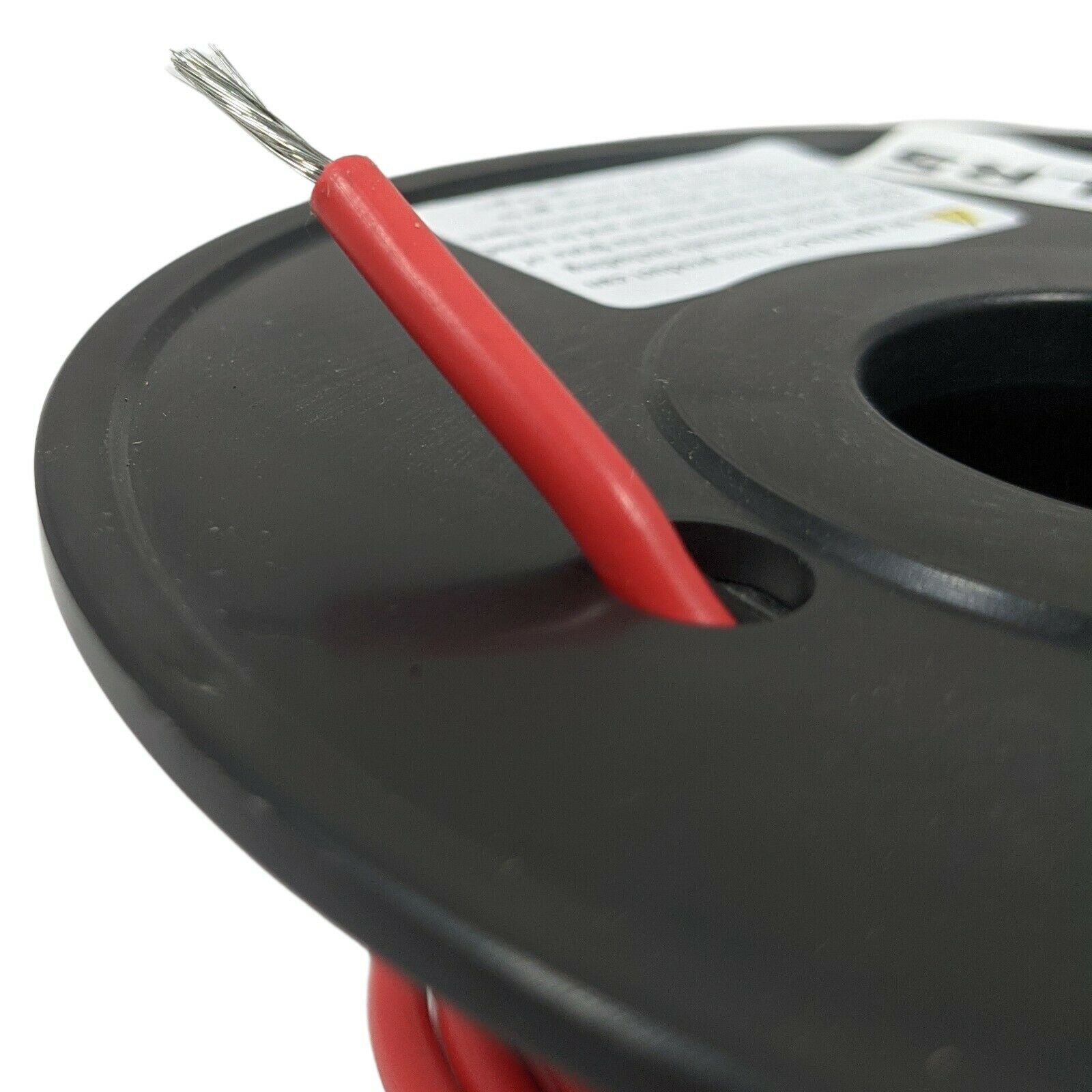 100 Feet 18 Gauge Flexible Test Lead Wire, Rubber Insulated, Red Supply