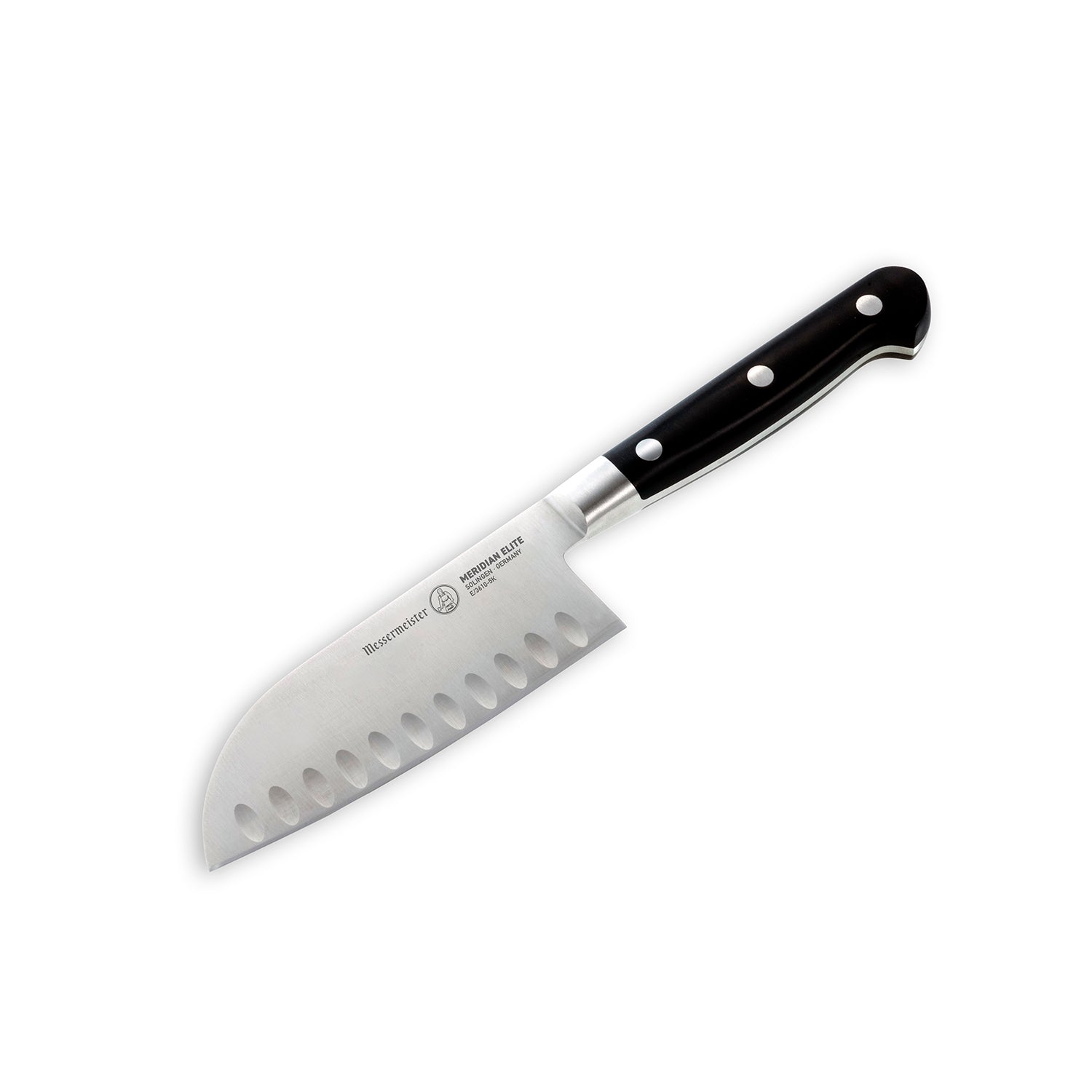 Messermeister Meridian Elite 5-Inch Kullenschliff Santoku Knife Online now