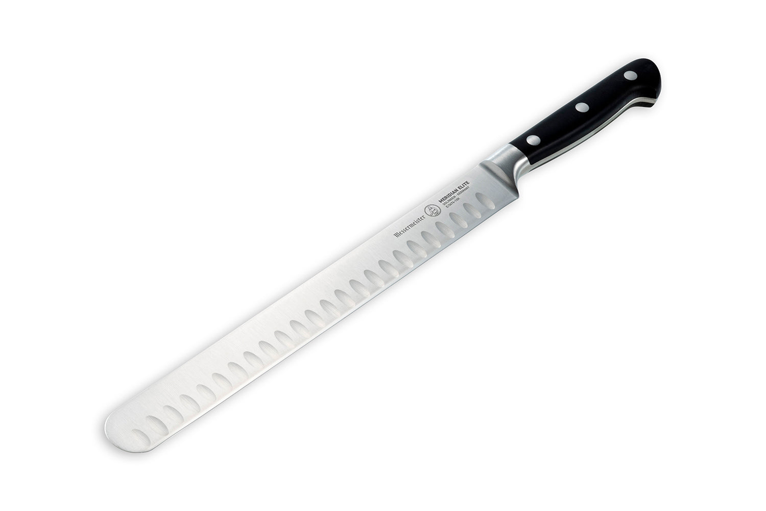 Messermeister Meridian Elite 10-Inch Round Tip Kullenschliff Slicer Sale