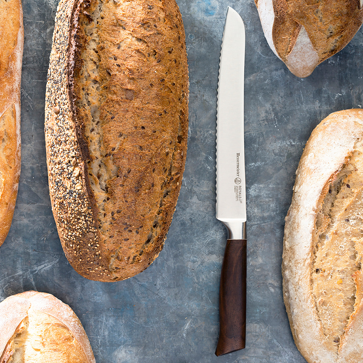 Messermeister Royale Elite 9-Inch Scalloped Bread Knife Online Sale