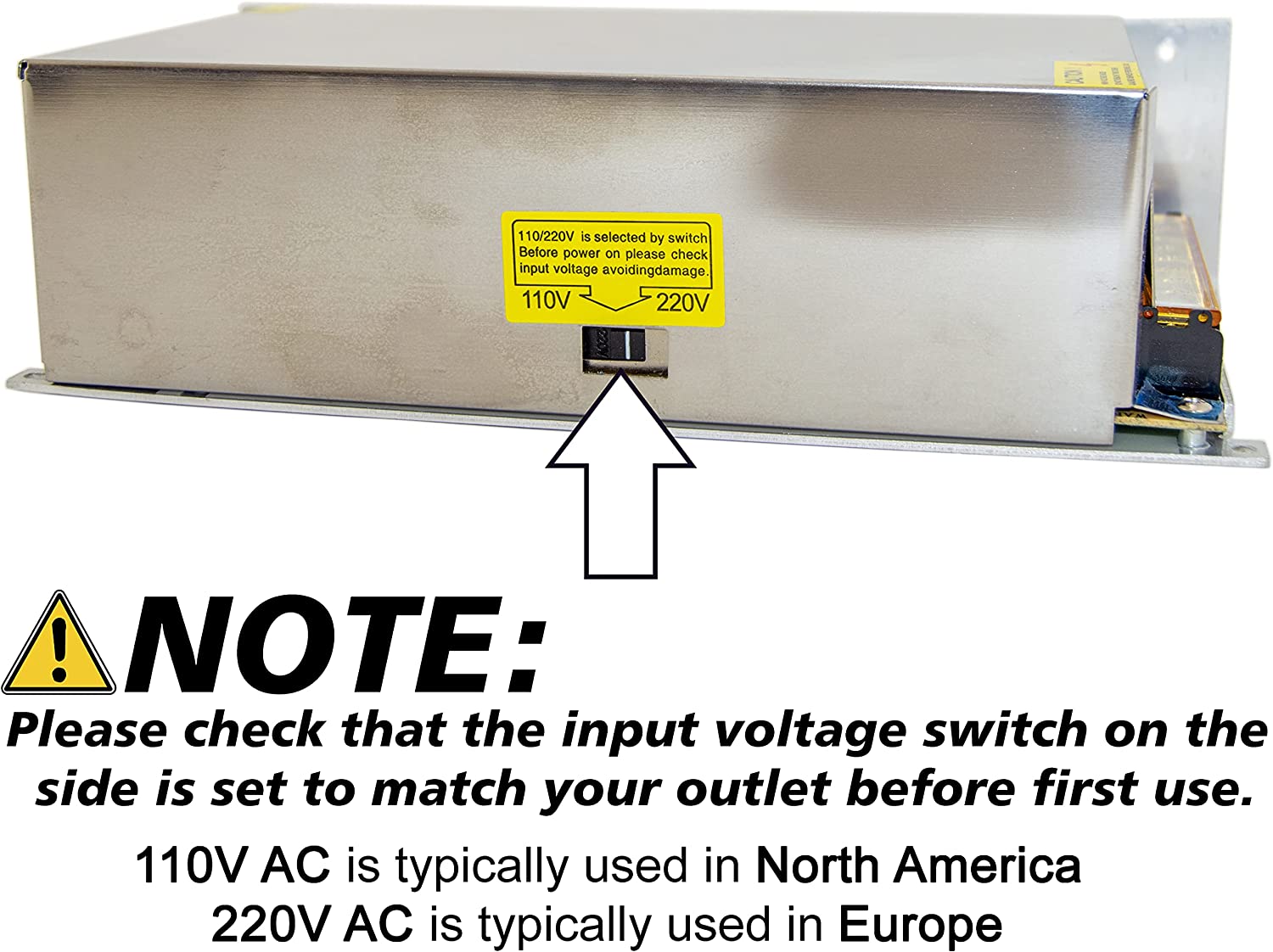 12V 40A 500W Universal Switching Power Supply 110-240VAC to DC12V for LED Strip Lighting, CCTV Cameras, Radios, Electronic Projects, and More Hot on Sale