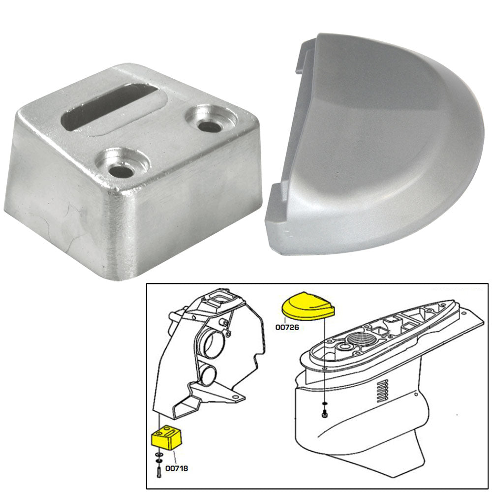 Tecnoseal Anode Kit w/Hardware – Volvo SX – Magnesium [20708MG] Online Sale