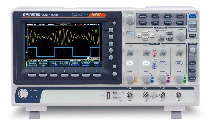 100MHz 4 Channel Digital Storage Oscilloscope Discount