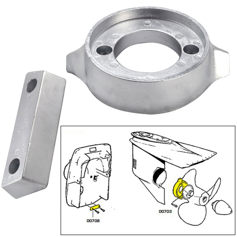 Tecnoseal Anode Kit w/Hardware – Volvo 290 – Magnesium [20705MG] on Sale