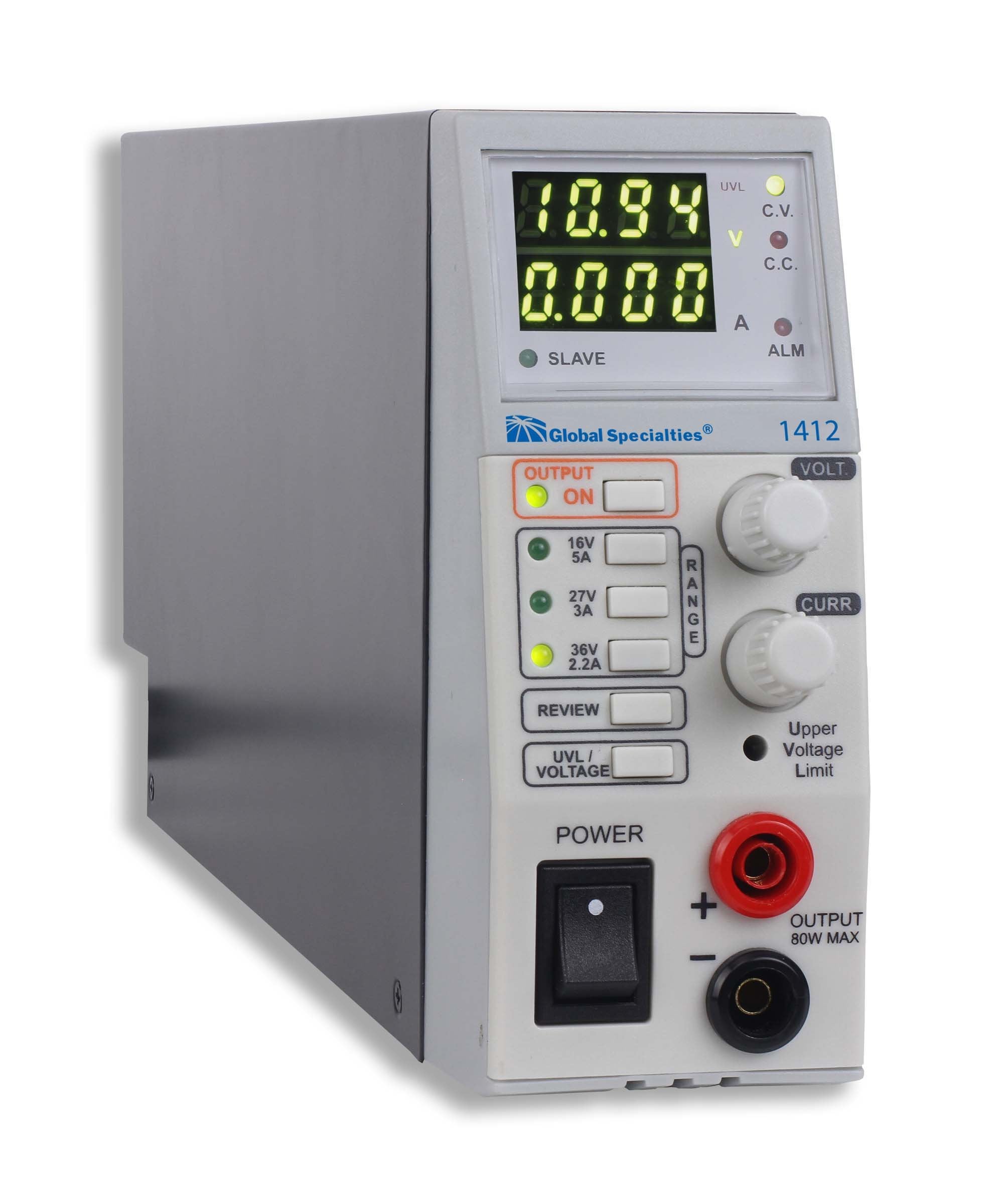 1412: 80 W Triple Range Switching DC Power Supply: 16V, 5A / 27V, 3A / 36V, 2.2A Online Hot Sale