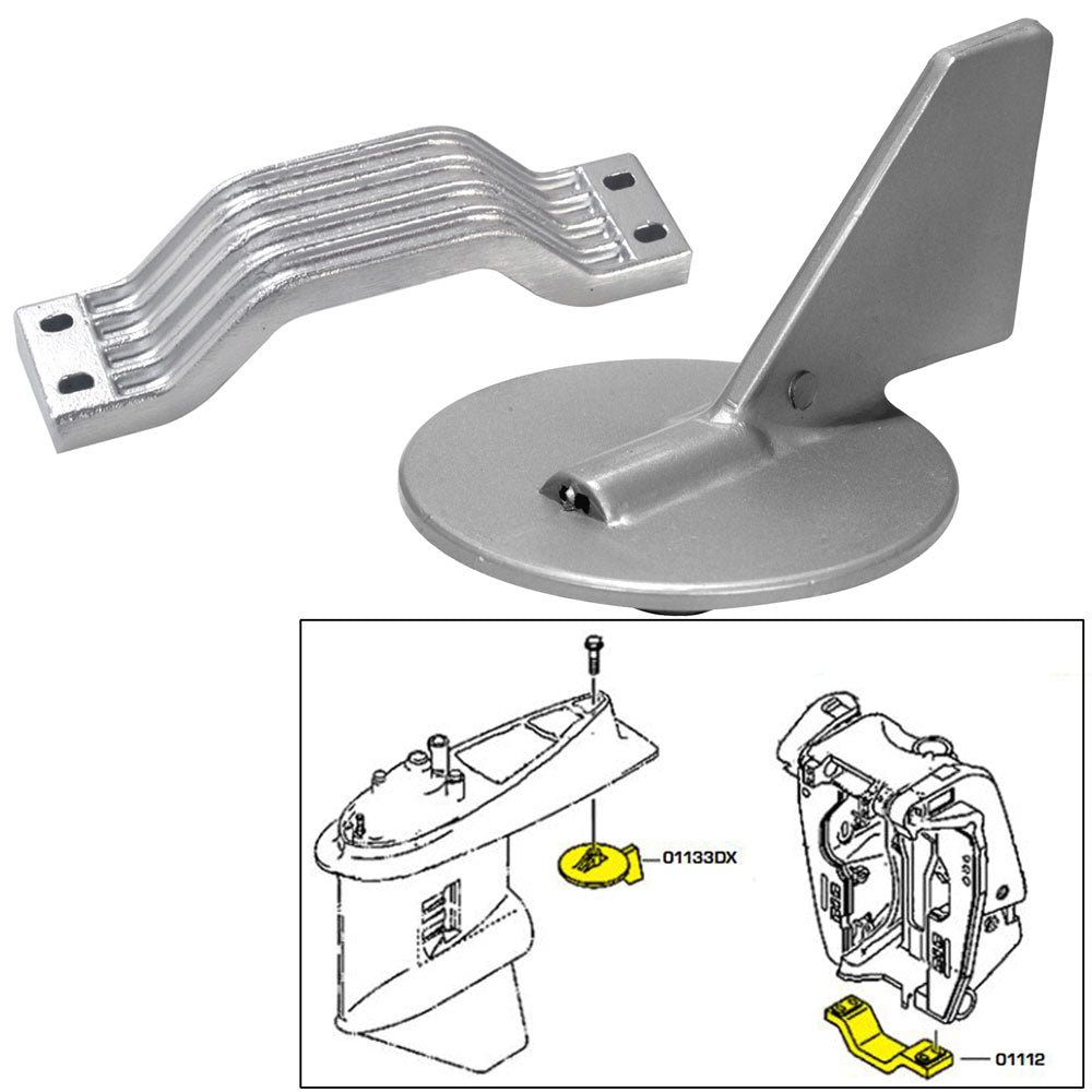 Tecnoseal Anode Kit – Yamaha 150-200HP – Aluminum [21101AL] Online now