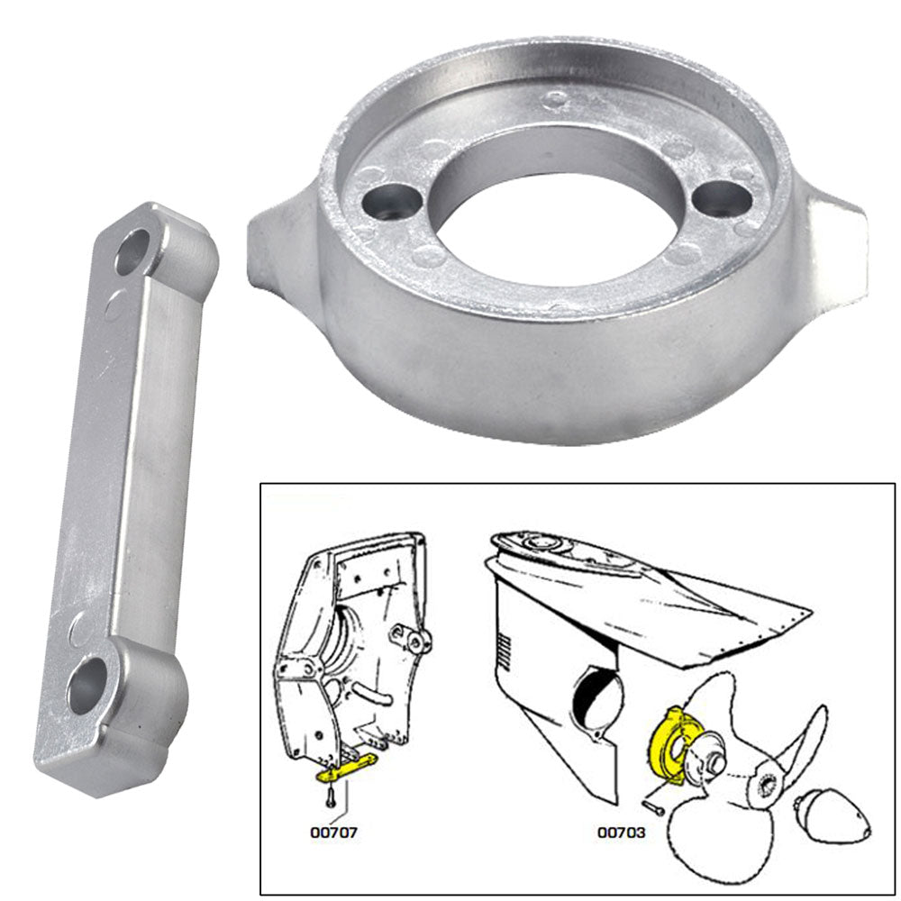 Tecnoseal Anode Kit w/Hardware – Volvo 280 – Magnesium [20701MG] Supply